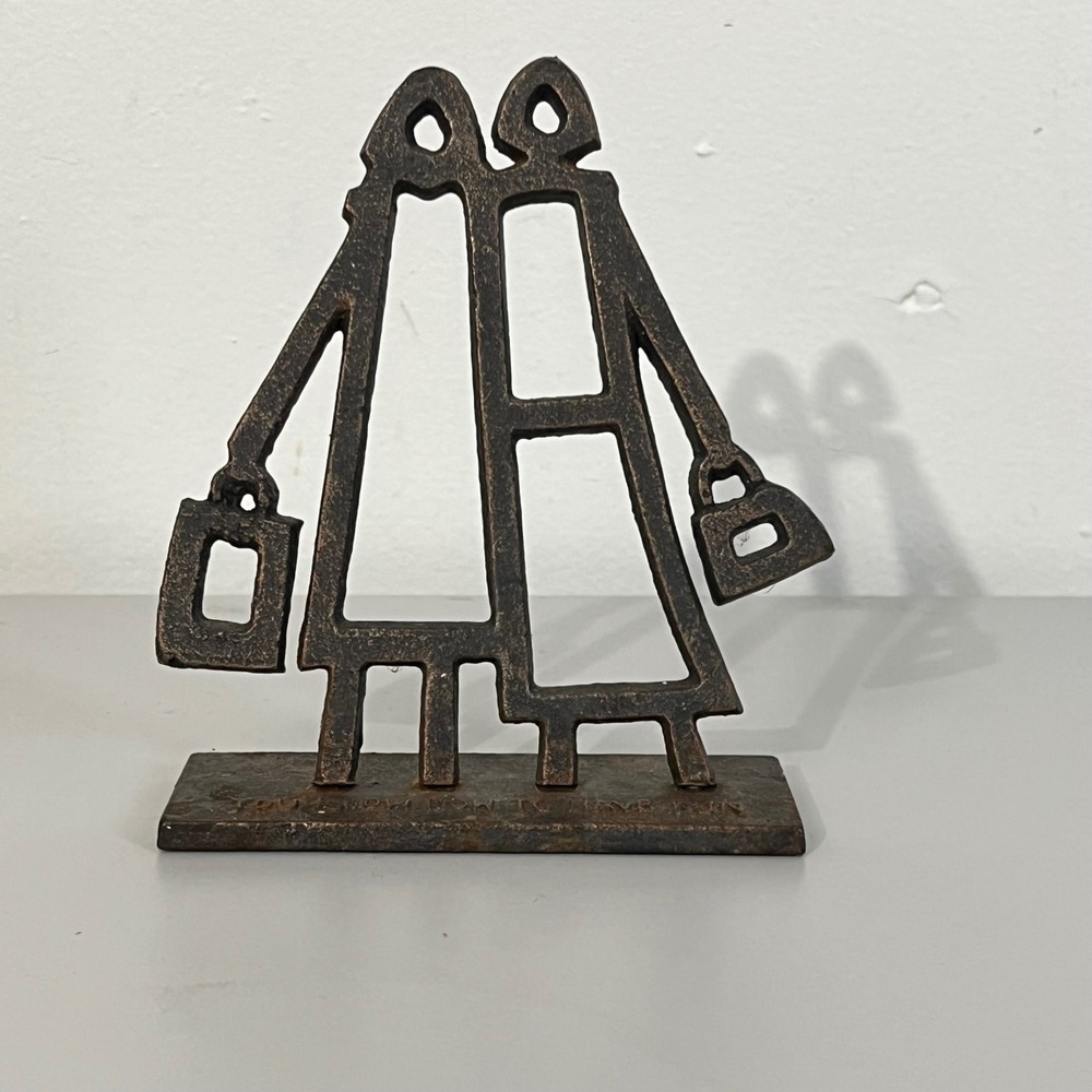 Demdaco Tim Coffey Figurine  Brown You‎ Know How To Have Fun Cast Iron